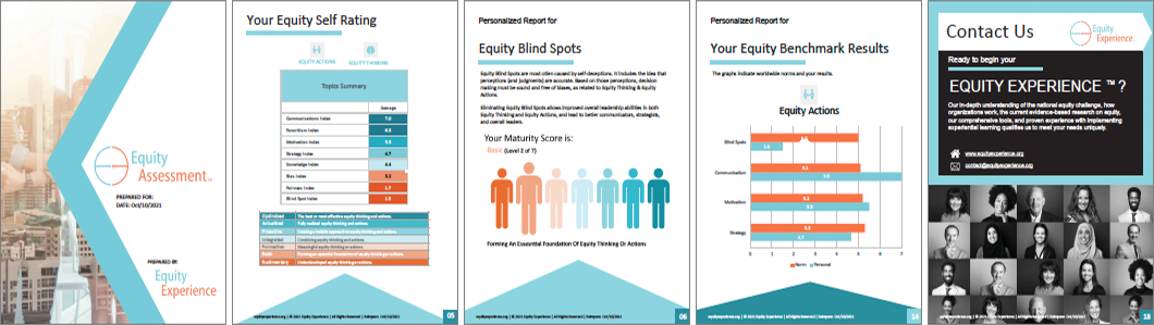 Assessment of Equity, Diversity and Inclusivity awareness with an invite to further engagement. Equity Diversity and Inclusion Assessment