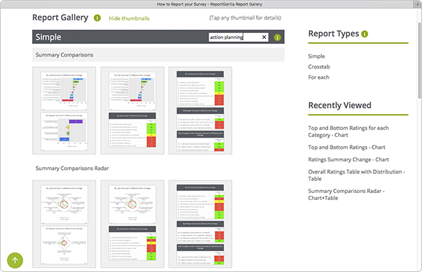 ReportGorilla Report Gallery